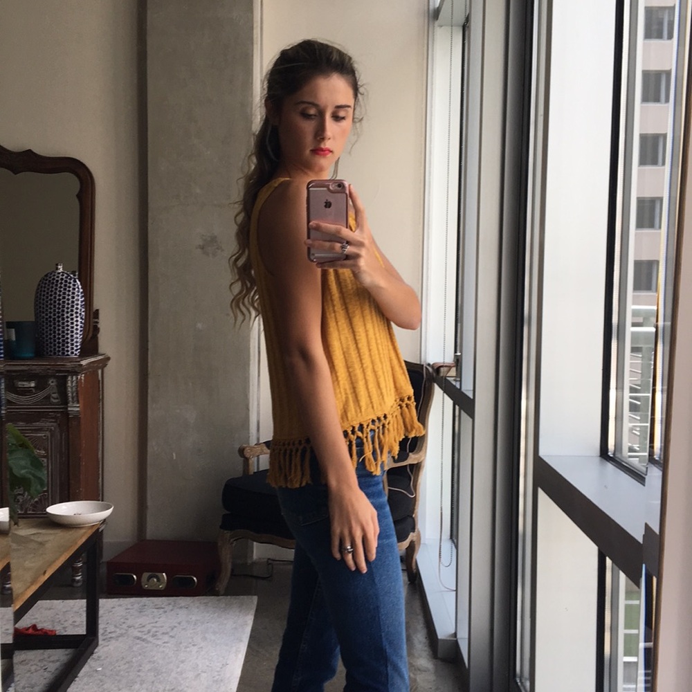 Anthro Eri + Ali Knit Blouse